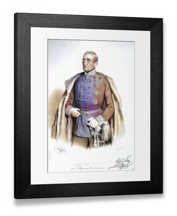 Framed Print : Franz Johann Nepomuk Reichsgraf von und zu Eltz (1786-1873)