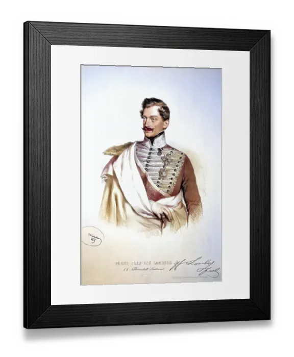 Framed Print : Franz Philipp Graf Lamberg (1781-1848) Framed Print : Franz Philipp Graf Lamberg (1781-1848)