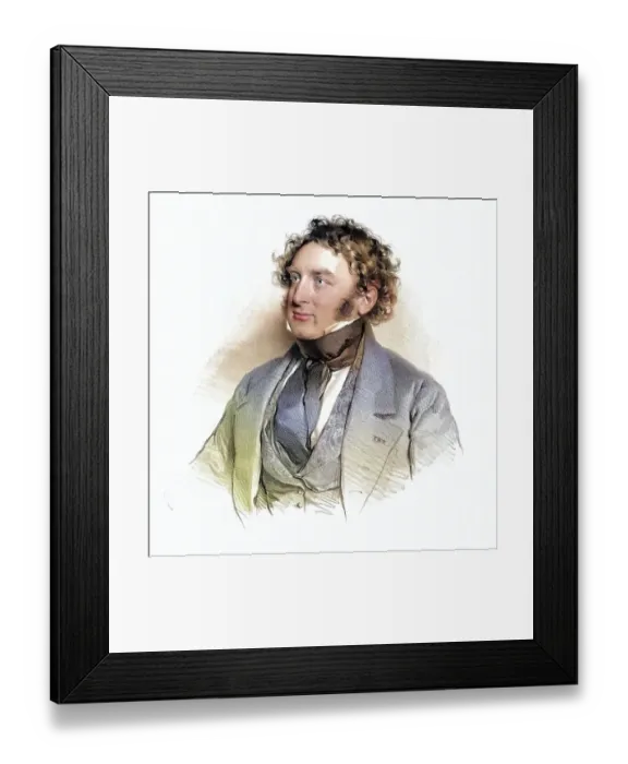 Framed Print : Robert Nicolas-Charles Bochsa (* 9 August 1789 in Montmedy (Departement Meuse) Framed Print : Robert Nicolas-Charles Bochsa (* 9 August 1789 in Montmedy (Departement Meuse)