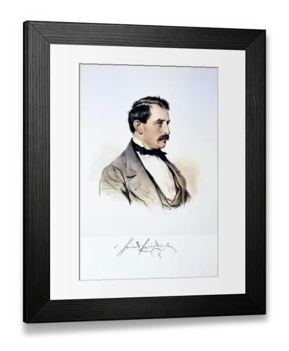 Framed Print : Friedrich Friedlaender, ennobled as Ritter von Malheim in 1889 (born 10 January 1825 in Kohljanowitz in Bohemia) Framed Print : Friedrich Friedlaender, ennobled as Ritter von Malheim in 1889 (born 10 January 1825 in Kohljanowitz in Bohemia)