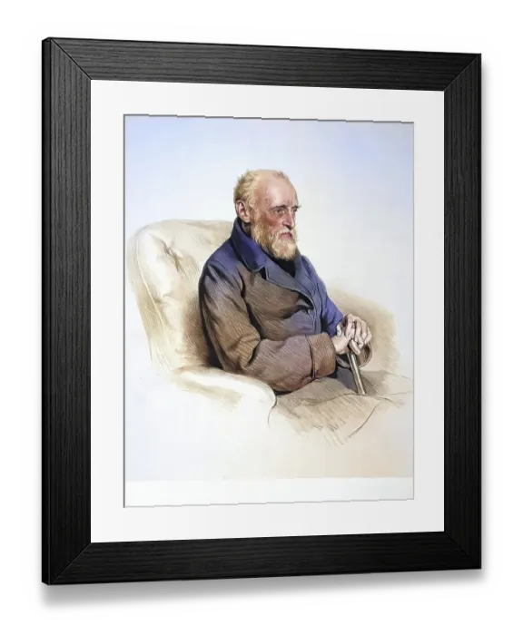 Framed Print : Gyoergy (Georg) Mailath of Szekhely (also Majlath)