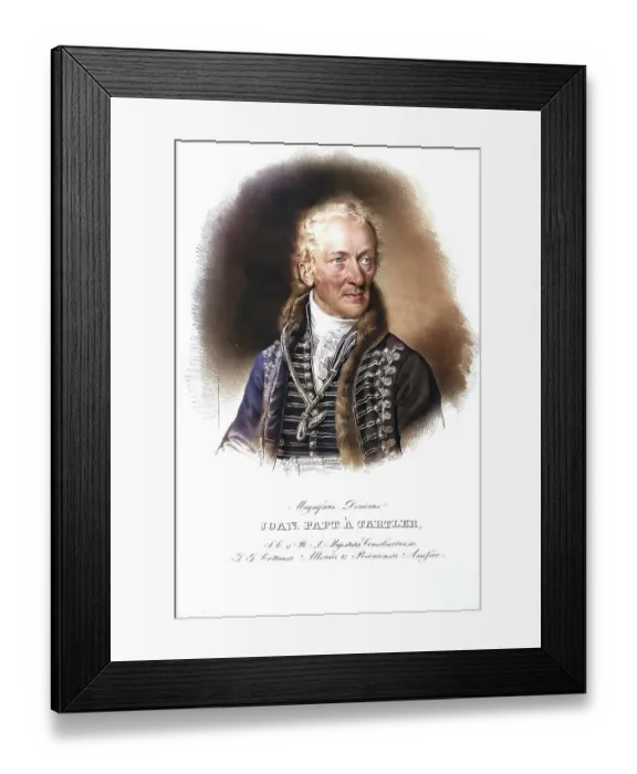 Framed Print : Johann Baptist Tartler, 1753, 1825