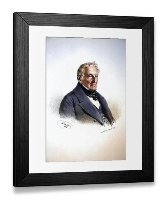 Framed Print : Johann Baptist von Rettich (1793-1861)