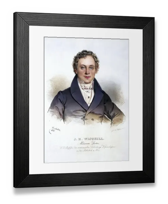 Framed Print : Johann Baptist Wisgrill (1795-1851) Framed Print : Johann Baptist Wisgrill (1795-1851)