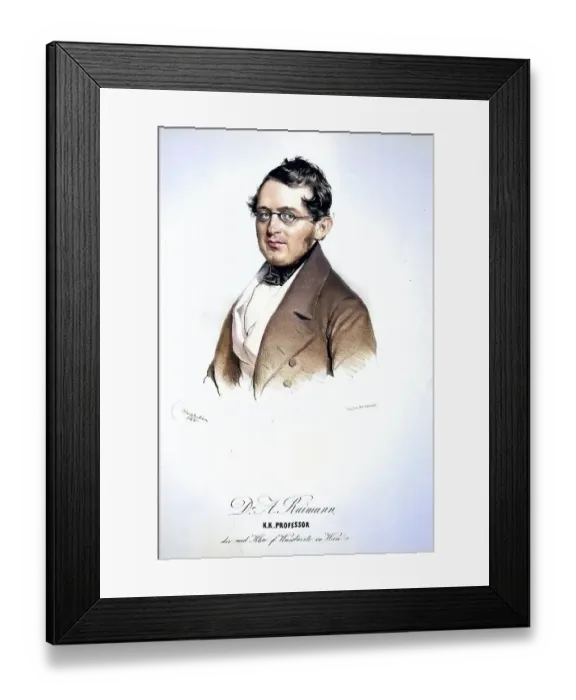 Framed Print : Johann Anton Raimann (1810-1857) physician in Vienna Framed Print : Johann Anton Raimann (1810-1857) physician in Vienna