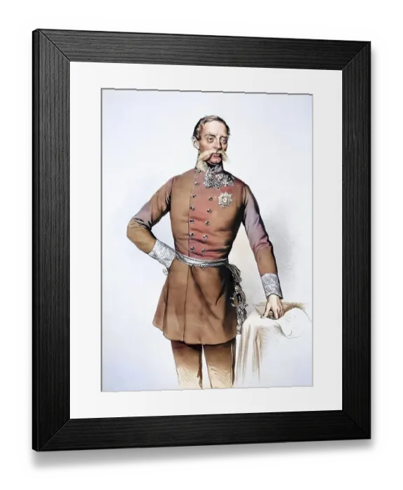 Framed Print : Julius Jakob Freiherr von Haynau (born 14 October 1786 in Kassel)