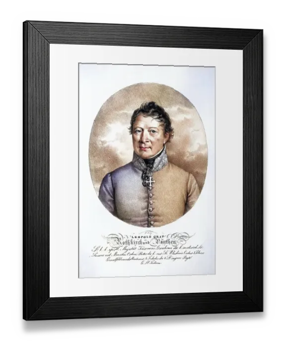 Framed Print : Leopold Graf Rothkirch und Panthen (1769-1839)