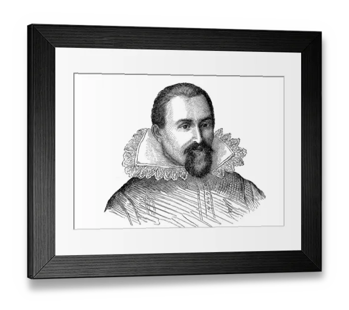 Framed Print : Johannes Kepler, Keppler, 27 December 1571
