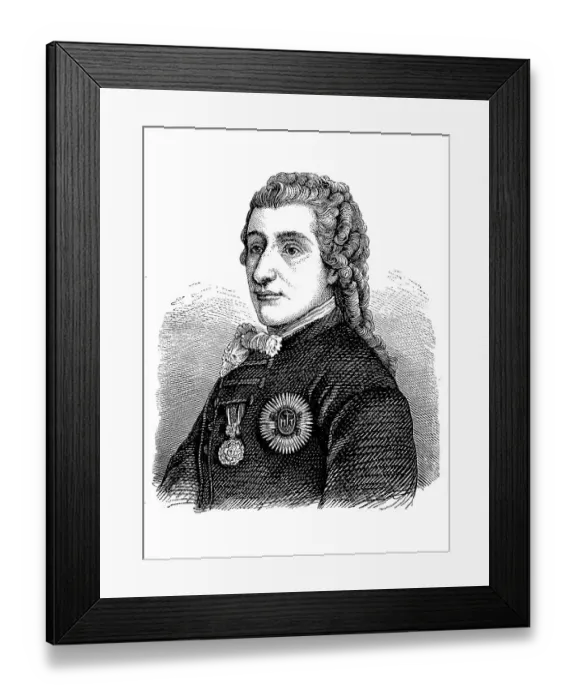 Framed Print : Wenzel Anton Count Kaunitz-Rietberg