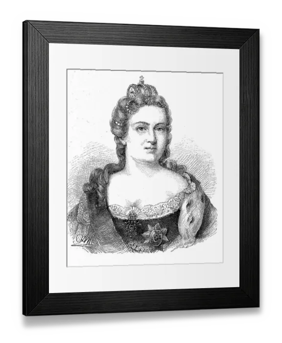 Framed Print : Catherine I Alexeyevna, 15 April 1684 Framed Print : Catherine I Alexeyevna, 15 April 1684