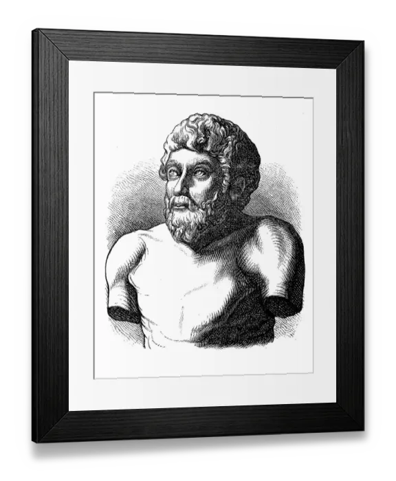 Framed Print : Asopos, a river god in Greek mythology Framed Print : Asopos, a river god in Greek mythology