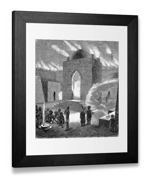 Framed Print : Ateshgah, Atashgah, Atashgah, a former fire temple in Baku