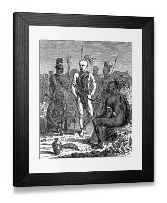 Framed Print : Albino, albinism, among the Bari tribe on the White Nile in Sudan Framed Print : Albino, albinism, among the Bari tribe on the White Nile in Sudan