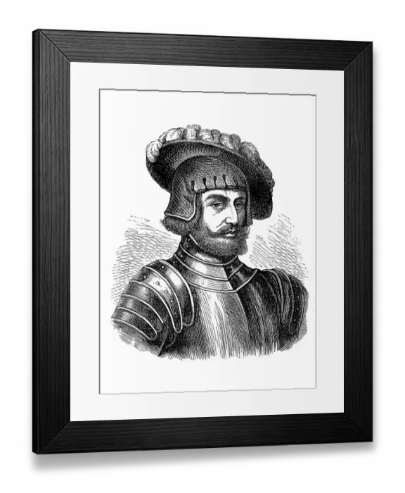 Framed Print : Albrecht of Brandenburg, Albrecht Achilles