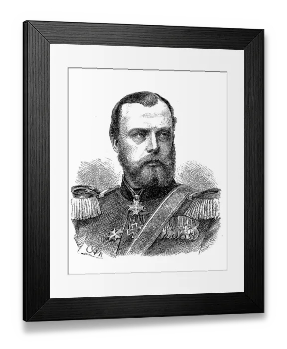 Framed Print : Prince Friedrich Wilhelm Nikolaus Albrecht of Prussia