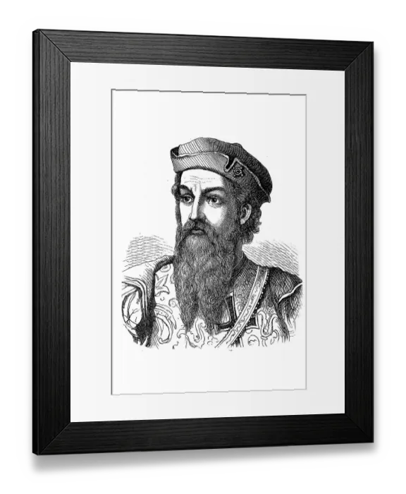 Framed Print : Afonso de Albuquerque, also known as Afonso the Great