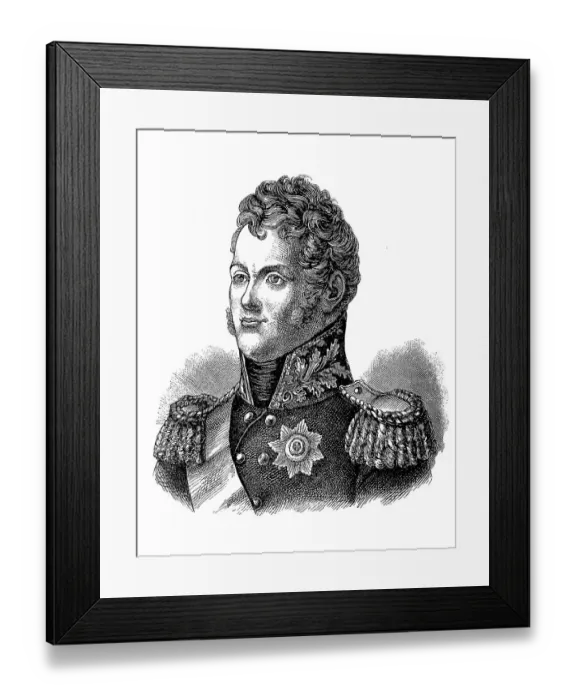 Framed Print : Alexander I Pavlovich Romanov, 23 December 1777