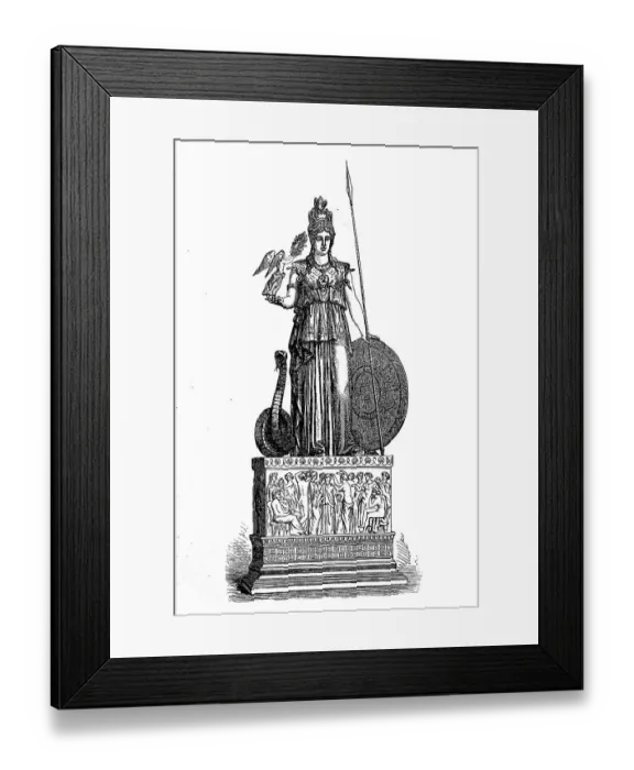 Framed Print : Pallas Athena, a goddess of Greek mythology Framed Print : Pallas Athena, a goddess of Greek mythology