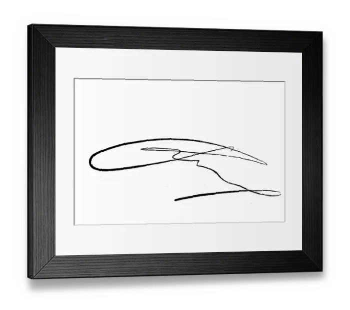 Framed Print : Signature, handwriting of Frederick the Great Framed Print : Signature, handwriting of Frederick the Great