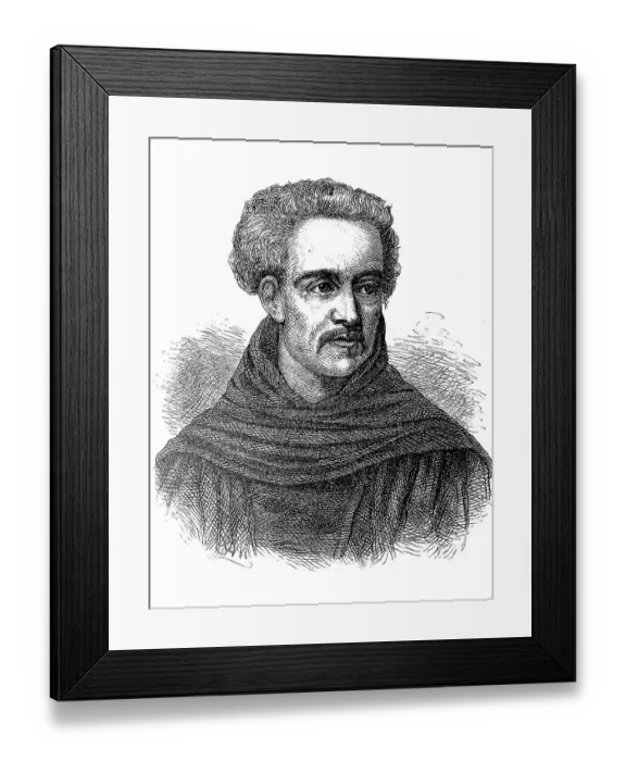 Framed Print : Abraham a Sancta Clara, also Abraham a Santa Clara Framed Print : Abraham a Sancta Clara, also Abraham a Santa Clara