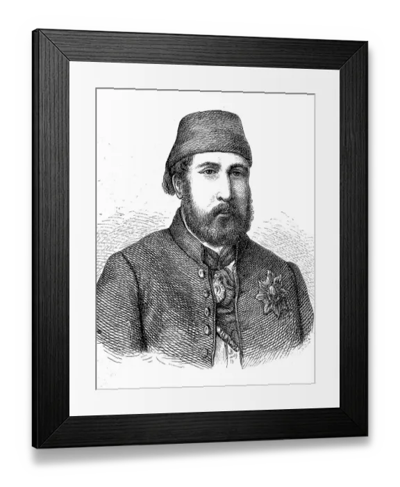 Framed Print : Ismail Pasha, 31 December 1830