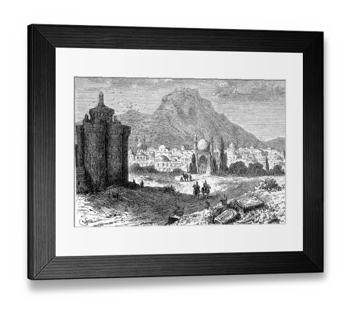 Framed Print : View of Ispahan, Isfahan, Esfahan