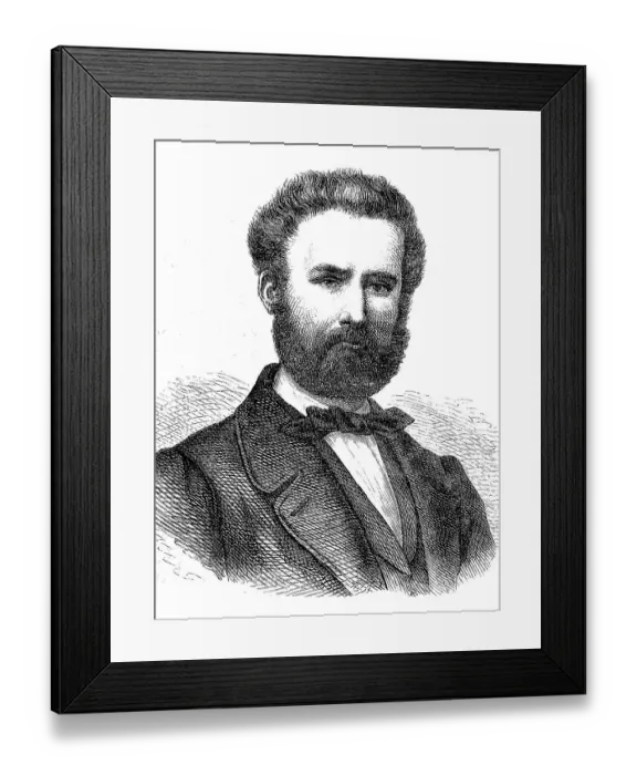 Framed Print : Franz Wilhelm Junghuhn, 26 October 1809 Framed Print : Franz Wilhelm Junghuhn, 26 October 1809