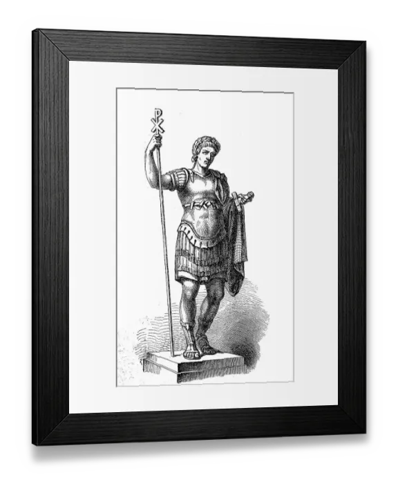 Framed Print : Flavius Valerius Constantinus, on a 27 February between 270 and 288 Framed Print : Flavius Valerius Constantinus, on a 27 February between 270 and 288