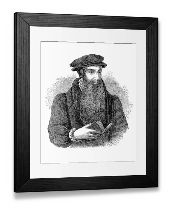 Framed Print : John Knox, c. 1514, 24 November 1572