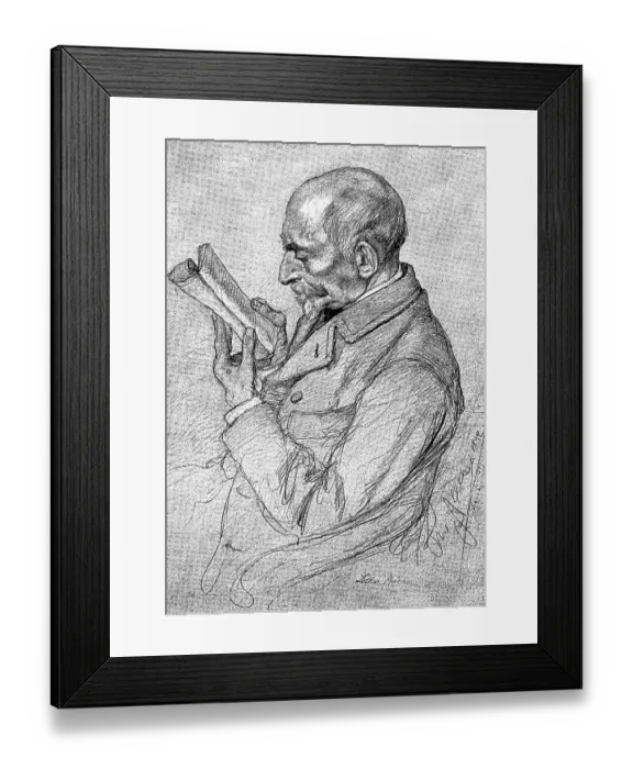 Framed Print : Adolf Lothar Bucher, 25 October 1817 Framed Print : Adolf Lothar Bucher, 25 October 1817