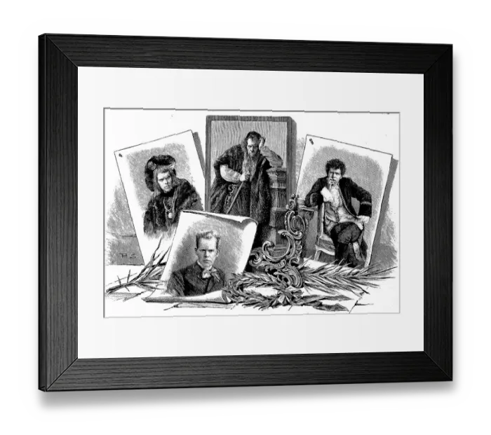 Framed Print : Max Grube, 25 March 1854, 25 December 1934