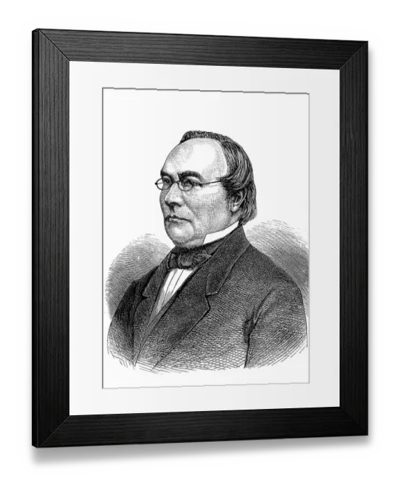 Framed Print : Heinrich Ahrens, 14 July 1808, 2 August 1874 Framed Print : Heinrich Ahrens, 14 July 1808, 2 August 1874