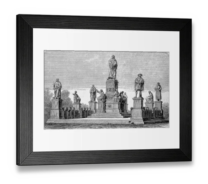 Framed Print : The Luther Monument in Worms, Germany Framed Print : The Luther Monument in Worms, Germany