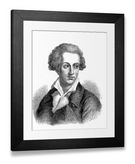 Framed Print : August Friedrich Ferdinand von Kotzebue Framed Print : August Friedrich Ferdinand von Kotzebue