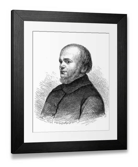Framed Print : Franz Theodor Kugler, 18 January 1808 Framed Print : Franz Theodor Kugler, 18 January 1808