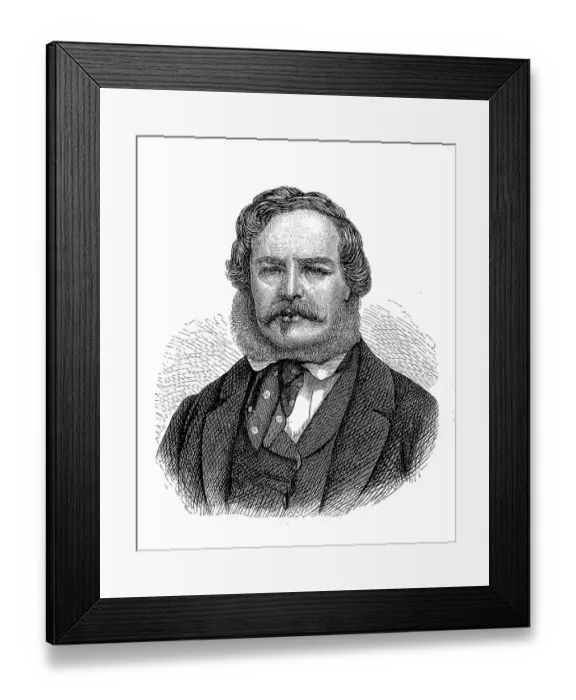 Framed Print : John Landseer, 1769, 1852, English engraver and scholar of antiquities Framed Print : John Landseer, 1769, 1852, English engraver and scholar of antiquities