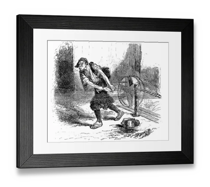 Framed Print : Japan in the late Middle Ages, craftsmen