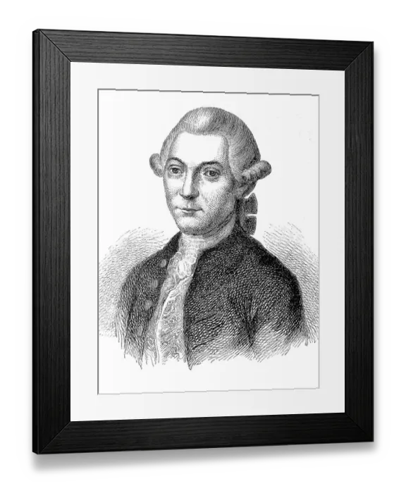 Framed Print : Magnus Gottfried Lichtwer the Younger