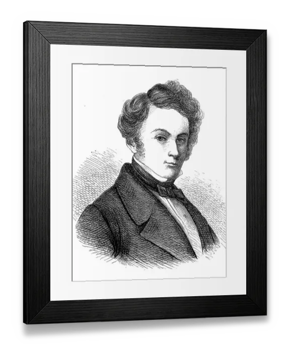 Framed Print : Gustav Albert Lortzing, 23 October 1801 Framed Print : Gustav Albert Lortzing, 23 October 1801