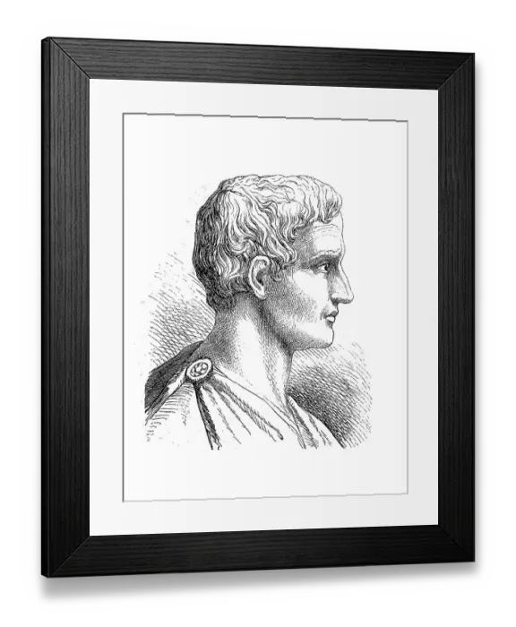 Framed Print : Titus Livius, 59 BC, 17 AD, a Roman historian