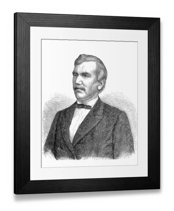 Framed Print : David Livingstone, 19 March 1813 Framed Print : David Livingstone, 19 March 1813
