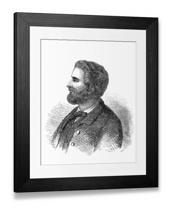Framed Print : Friedrich Wilhelm Ludwig Leichhardt Framed Print : Friedrich Wilhelm Ludwig Leichhardt