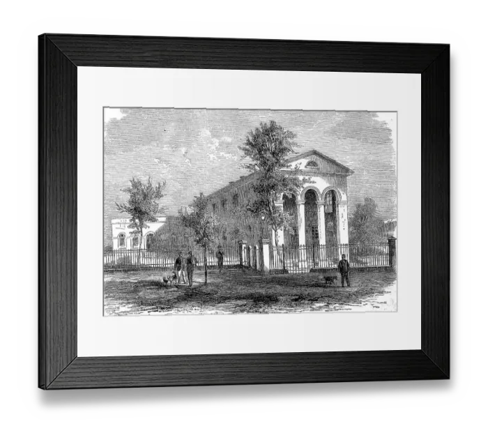 Framed Print : Liebig's laboratory, in Giessen