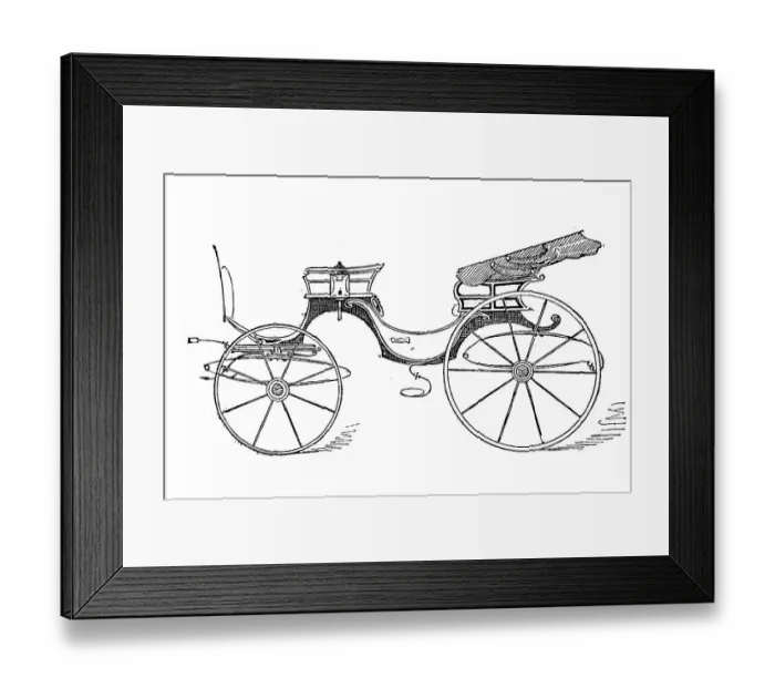 Framed Print : Carriage, hackney carriage, hackney carriage