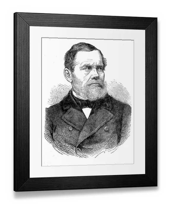 Framed Print : Heinrich Rudolf Constanz Laube Framed Print : Heinrich Rudolf Constanz Laube