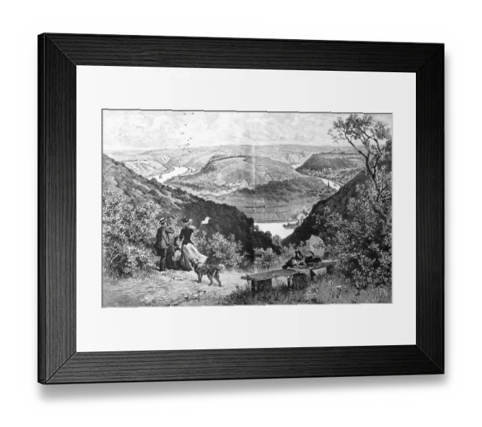 Framed Print : The Vierseenplatz, Vierseenblick