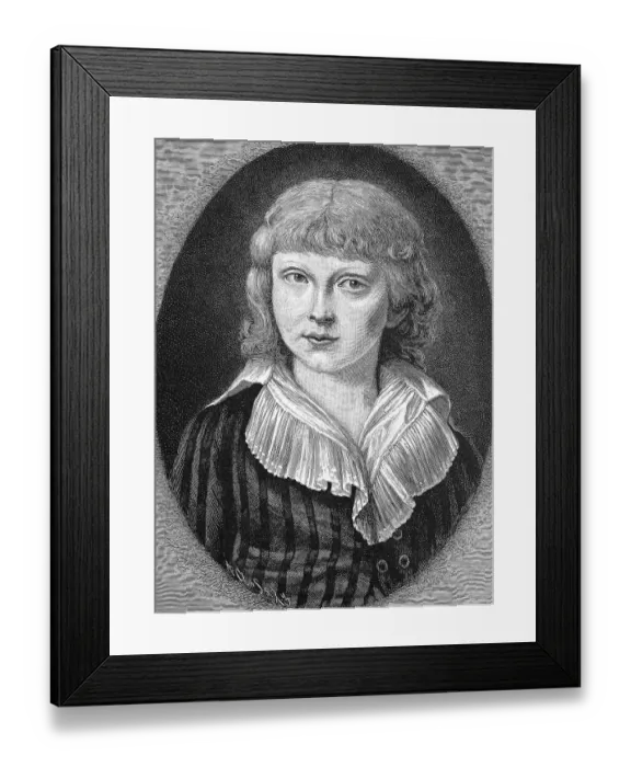 Framed Print : Johann Ludwig Uhland, 26 April 1787