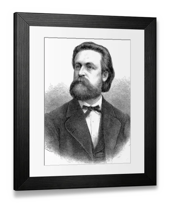 Framed Print : Ernst Scherenberg, 21 July 1839