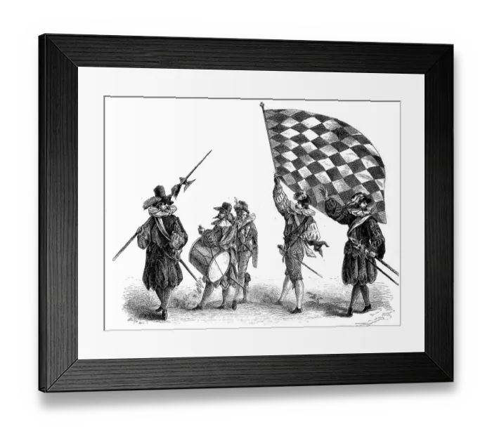 Framed Print : Group of piece shooting in Nuremberg Framed Print : Group of piece shooting in Nuremberg