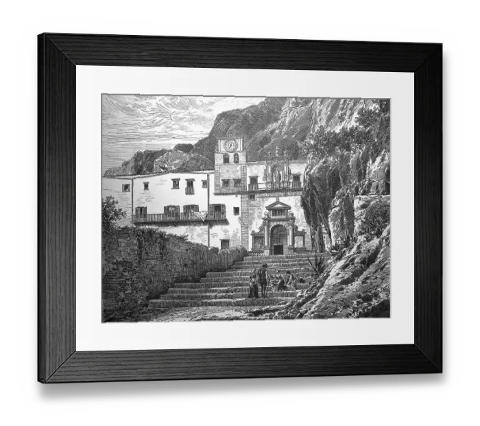 Framed Print : The Rosalia Grotto, Rosalia Grotto